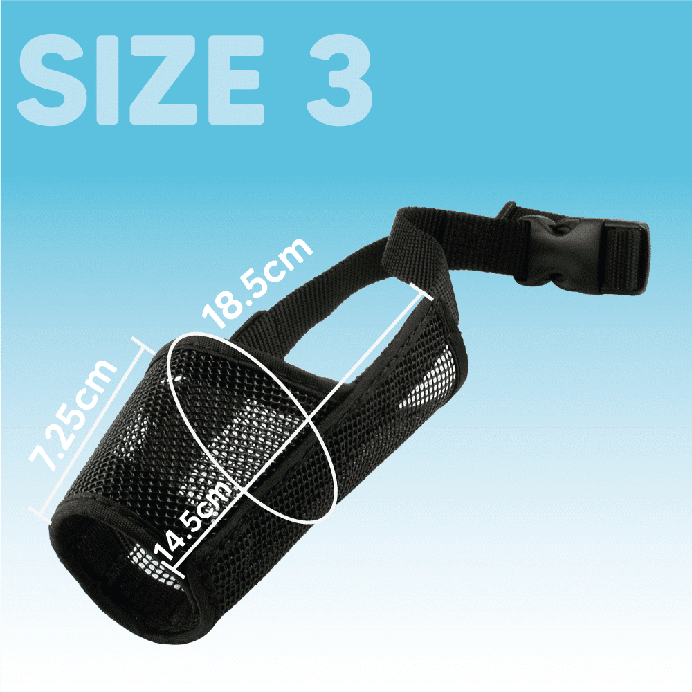 Nylon Muzzle – Large breeds 18½cm / 7¼”