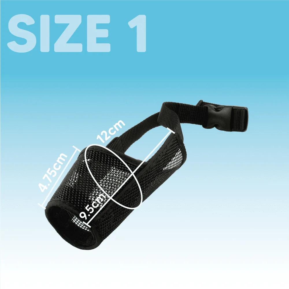 Nylon Muzzle – Small breeds 12cm / 4¾”