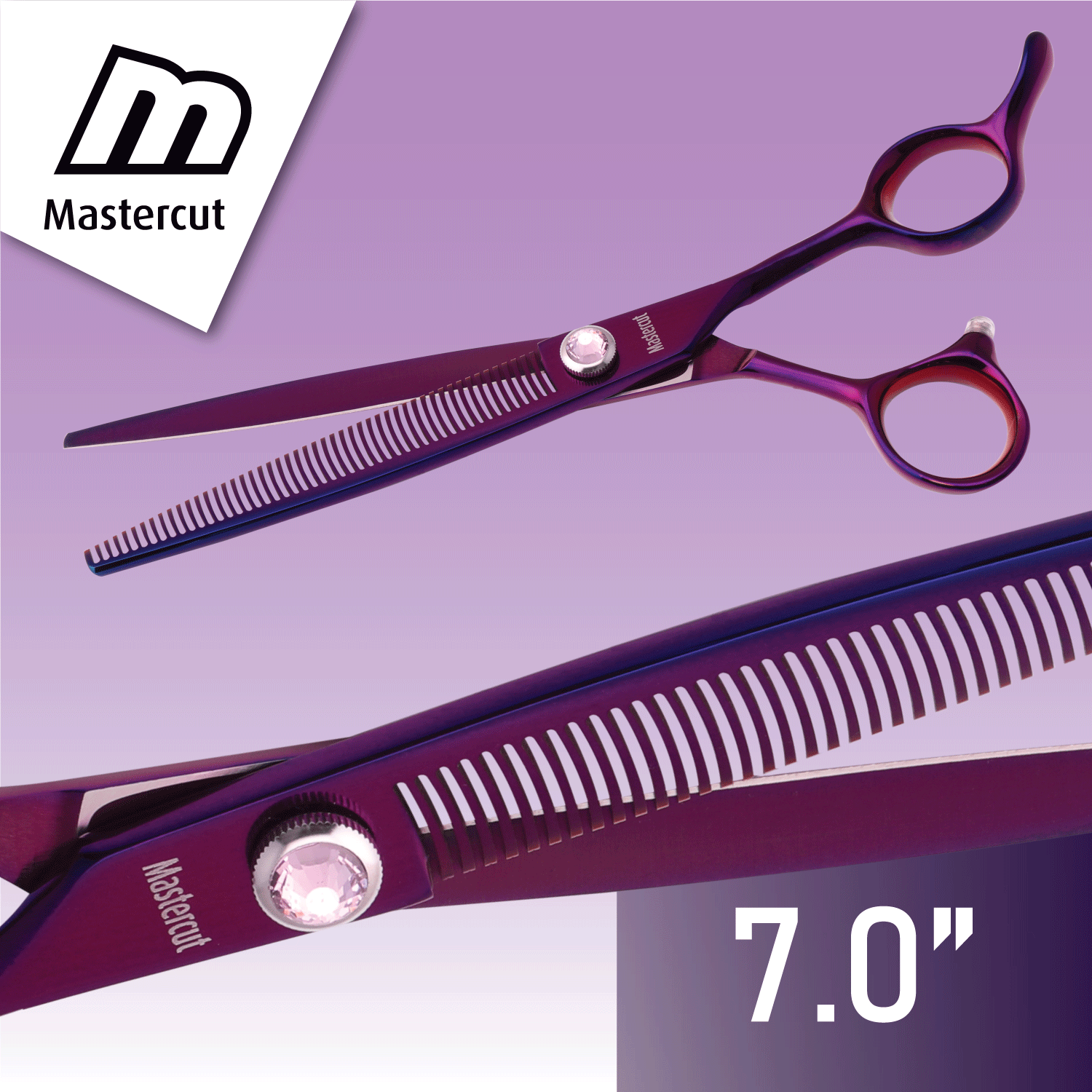 mastercut-convexpro-50T-blending-professional-grooming-scissors-purple