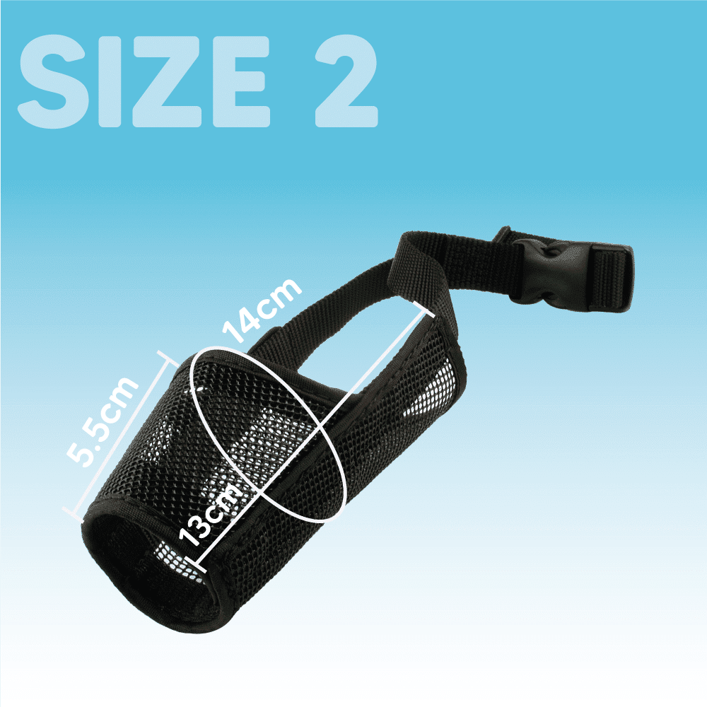 Nylon Muzzle – Medium breeds 14cm / 5½”