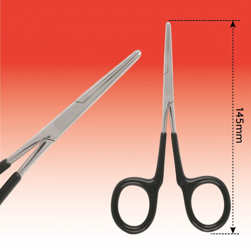 Vinyl Handled Straight Forceps – Non Locking