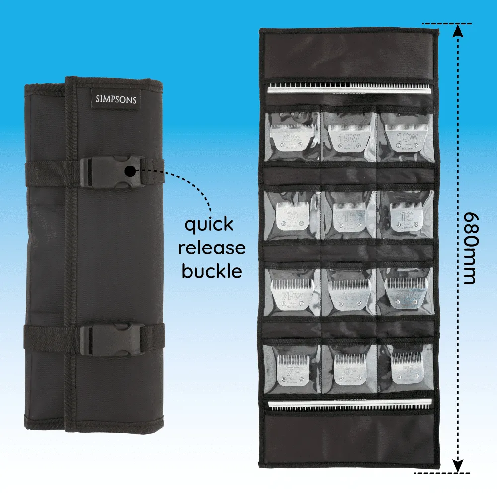 Roll Up Tool Case (Clipper Blades)