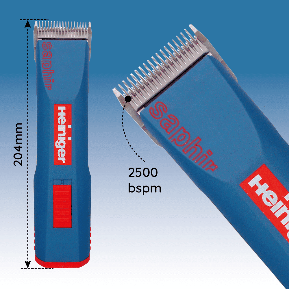 SAPHIR Cordless Dog Clipper (Blue)