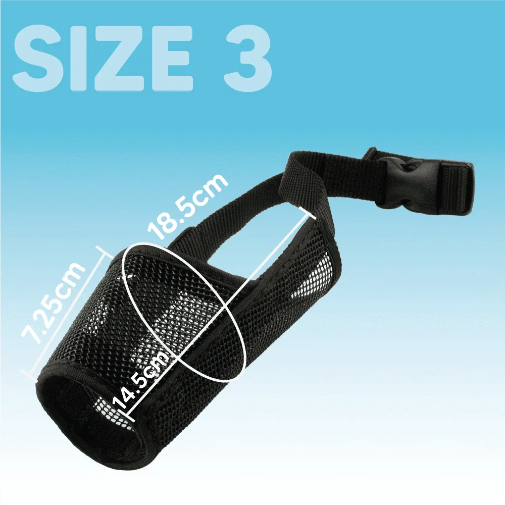 Nylon Muzzle – Large breeds 18½cm / 7¼”