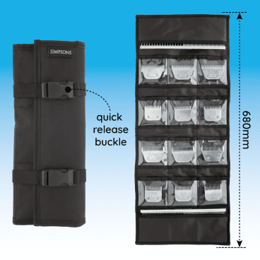 Roll Up Tool Case (Clipper Blades)