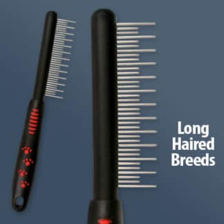 dog moulting combs long haired breeds