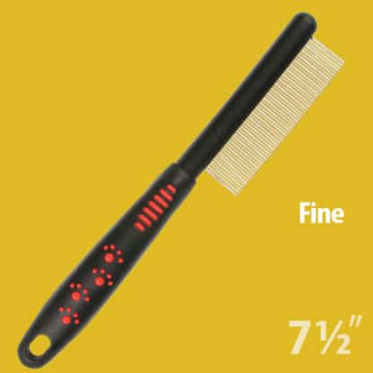 easy grip dog grooming fine comb