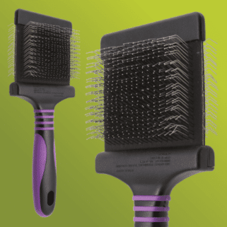 medium flexible slicker brush for dogs
