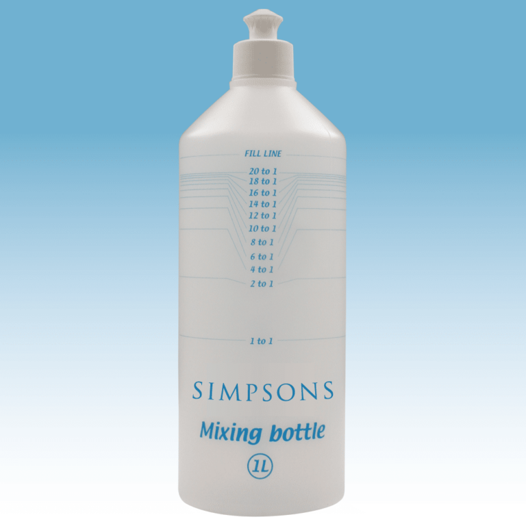 shampoo mixing bottle to dilute shampoo up to the ratio of 501.