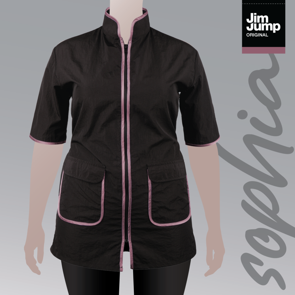 hair-resistant-salonwear-clothing-jim-jump-designs-sophia-mauve-dog-grooming